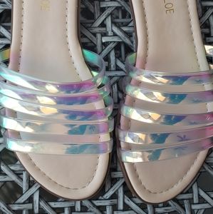 Chase + Chloe Sandals | Women's Size 7 | Iridescent